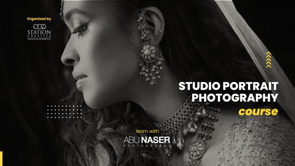 Studio portrait photography course and workshop by Abu Naser